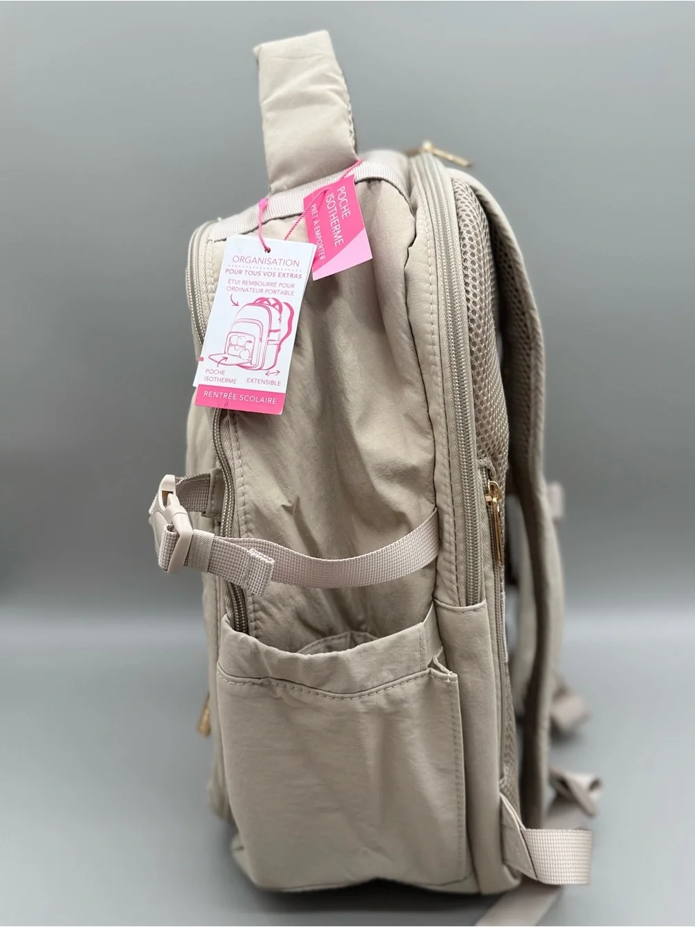 Isaac Mizrahi spacious backpack